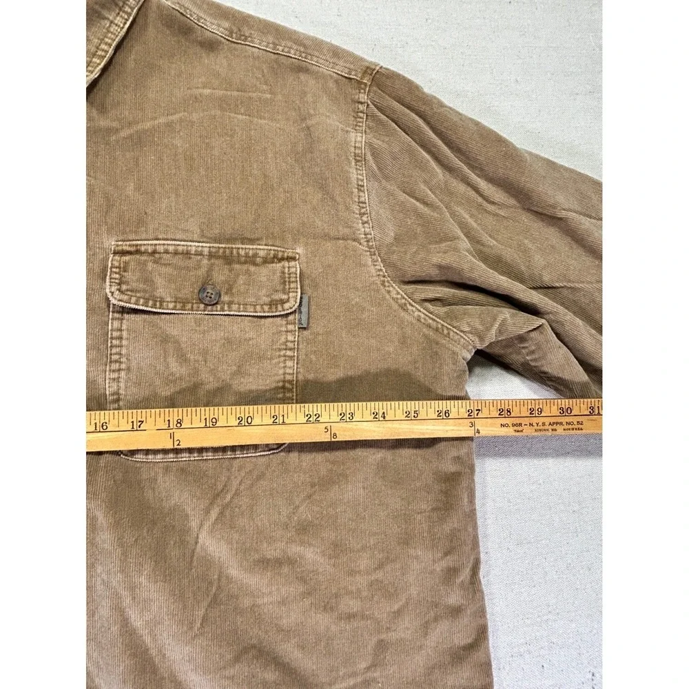 WOOLRICH Men's XL Buckskin Corduroy 6215CB Shacket Sherpa Lined Jacket‎